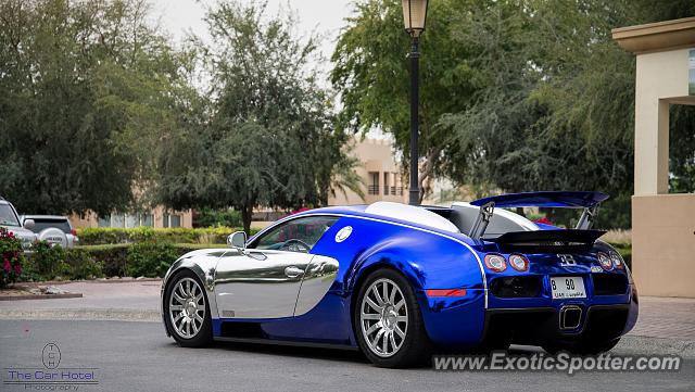 Bugatti Veyron spotted in Dubai, United Arab Emirates