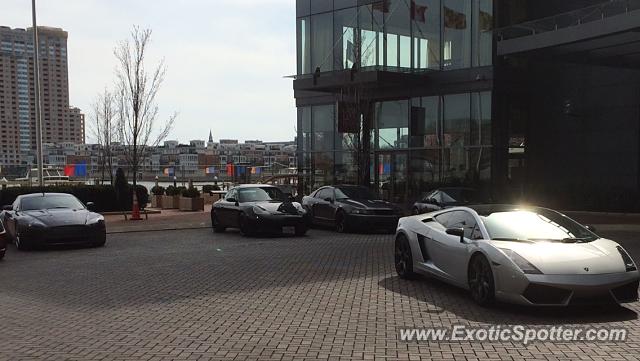 Lamborghini Gallardo spotted in Harbor East Balt, Maryland