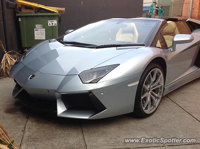 Lamborghini Aventador spotted in Melbourne, Australia