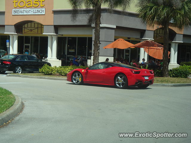 Ferrari 458 Italia spotted in Bonita Springs, Florida
