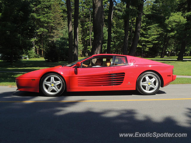 Ferrari Testarossa spotted in Saratoga Springs, New York