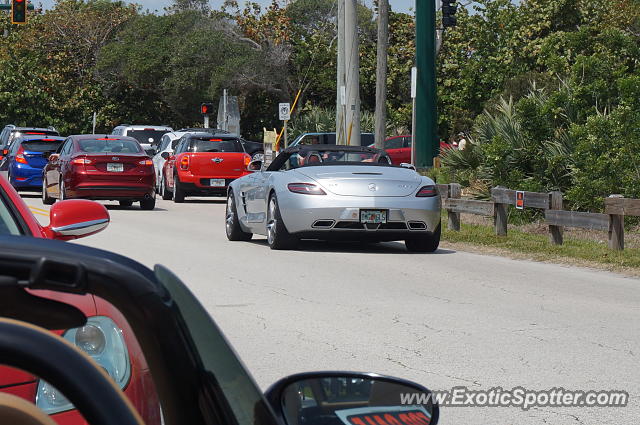 Mercedes SLS AMG spotted in Stuart, Florida