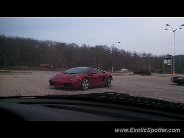 Lamborghini Gallardo spotted in Rock Island, Illinois