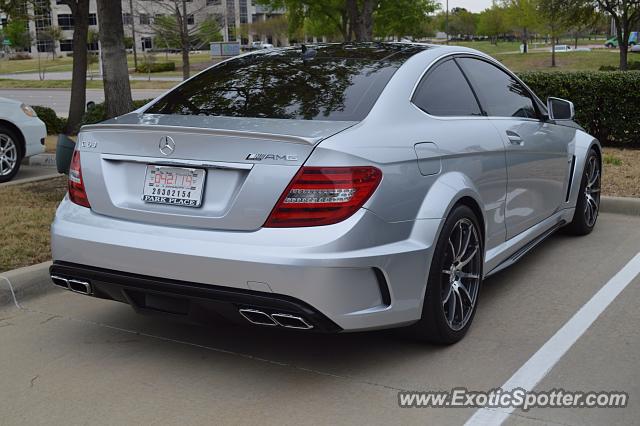 Mercedes C63 AMG Black Series spotted in Dallas, Texas