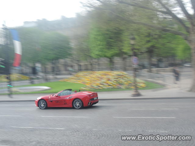 Ferrari California spotted in Paris, France