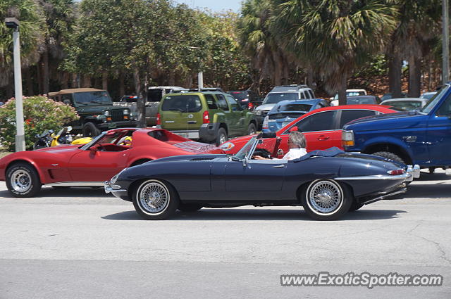 Jaguar E-Type spotted in Stuart, Florida