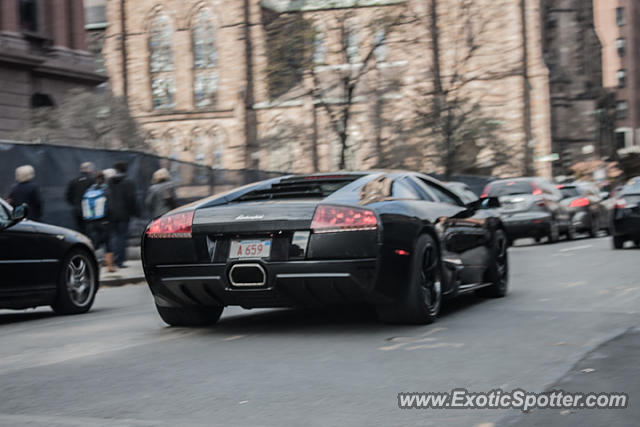 Lamborghini Murcielago spotted in Boston, Massachusetts