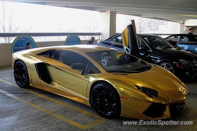 Lamborghini Aventador spotted in Tysons Corner, Virginia