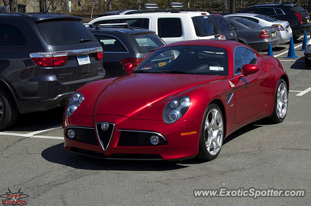 Alfa Romeo 8C spotted in Greenwich, Connecticut