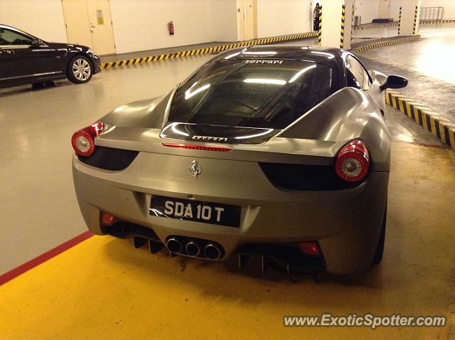 Ferrari 458 Italia spotted in Singapore, Singapore