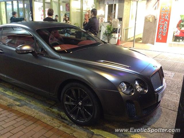 Bentley Continental spotted in Hong Kong, China
