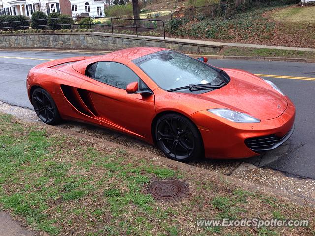 Mclaren MP4-12C spotted in Alexandria, Virginia