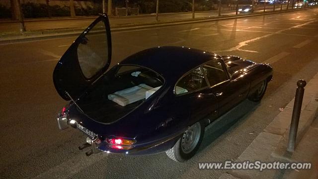 Jaguar E-Type spotted in Paris, France