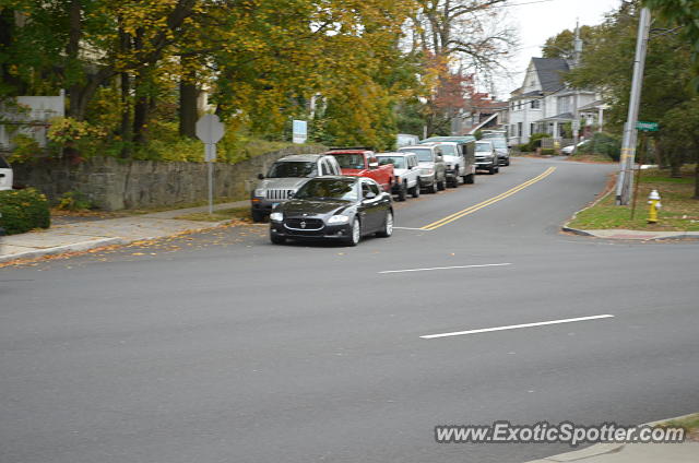 Maserati Quattroporte spotted in Greenwich, Connecticut