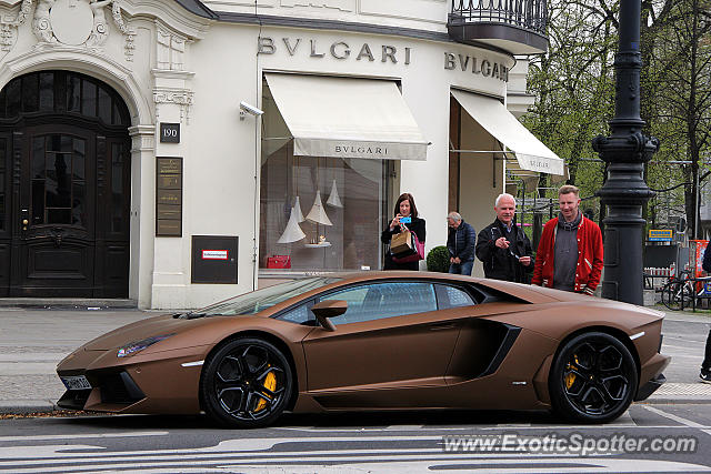 Lamborghini Aventador spotted in Berlin, Germany