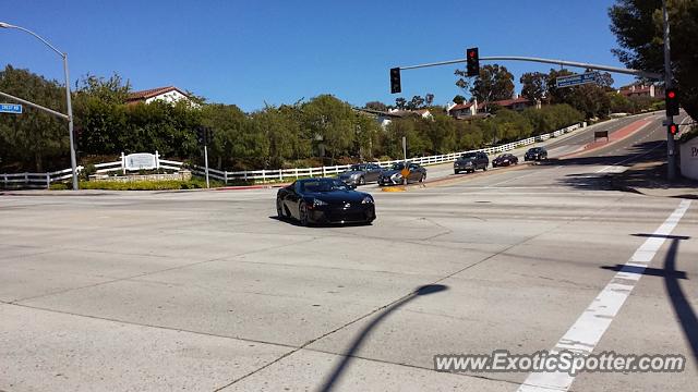 Lexus LFA spotted in Palos Verdes, California