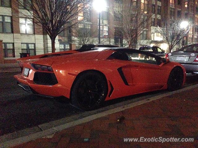 Lamborghini Aventador spotted in Arlington, Virginia
