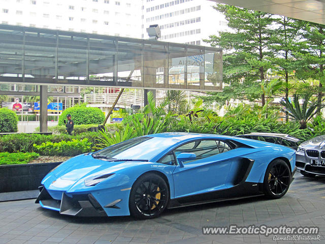 Lamborghini Aventador spotted in Jakarta, Indonesia