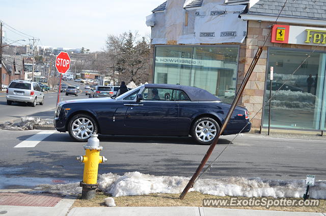 Rolls Royce Phantom spotted in Greenwich, Connecticut