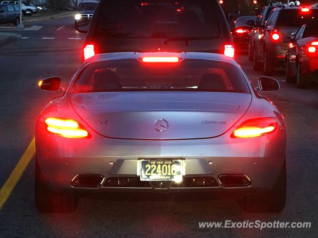Mercedes SLS AMG spotted in Newark, Delaware