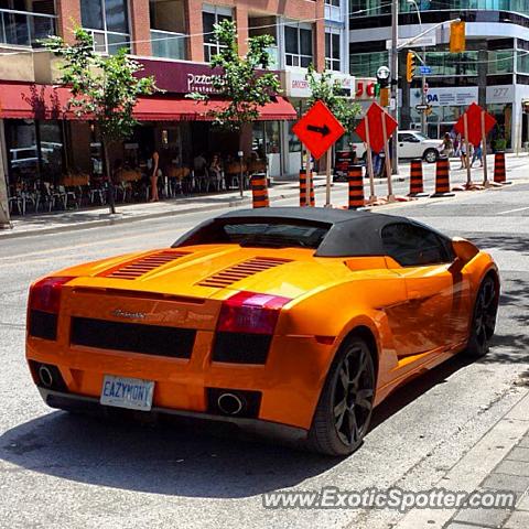 Lamborghini Gallardo spotted in Ontario, Canada