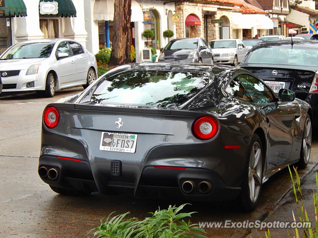 Ferrari F12 spotted in Carmel, California