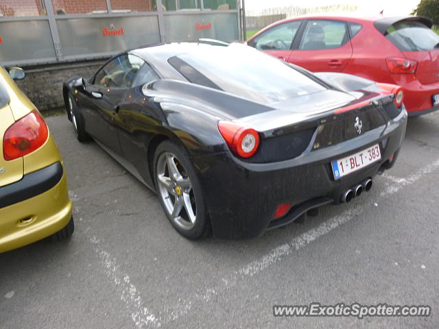 Ferrari 458 Italia spotted in Liège, Belgium