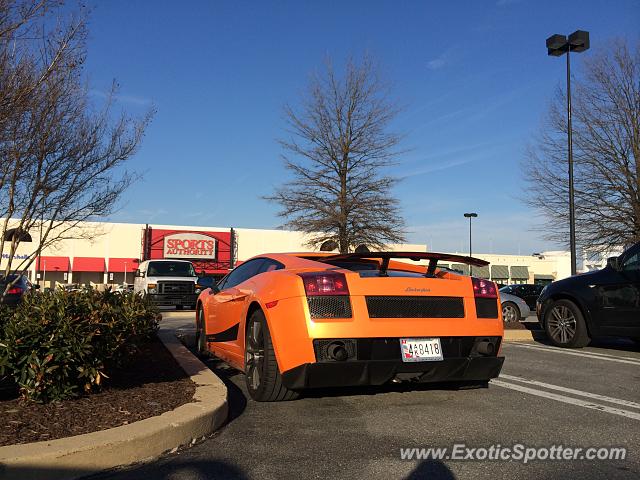 Lamborghini Gallardo spotted in Rockville, Maryland
