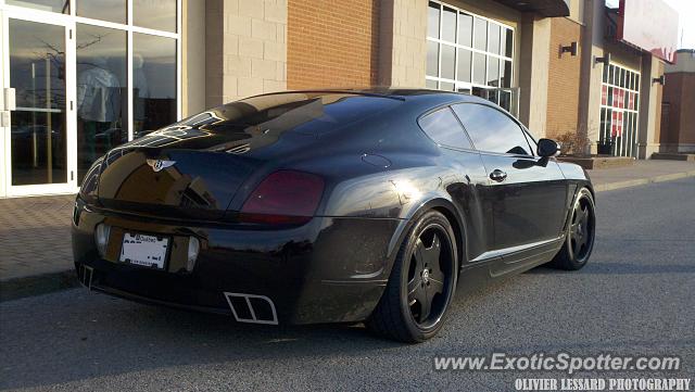 Bentley Continental spotted in Boucherville, Canada