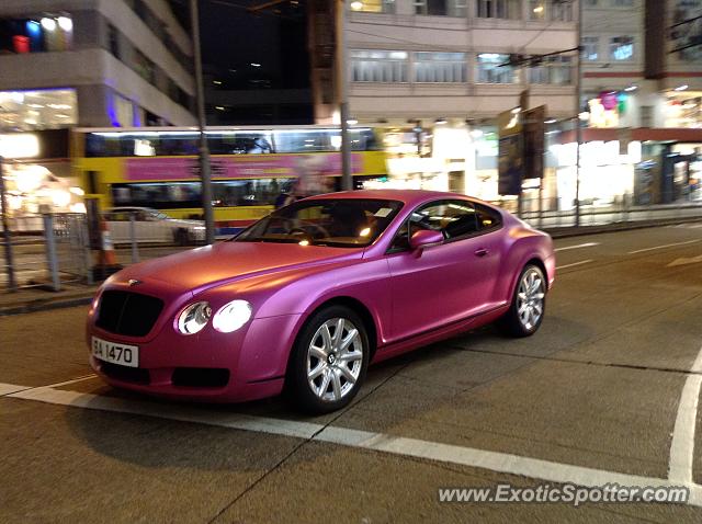 Bentley Continental spotted in Hong Kong, China