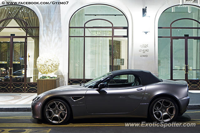 Alfa Romeo 8C spotted in Paris, France