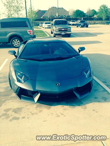 Lamborghini Aventador spotted in Flower Mound, Texas