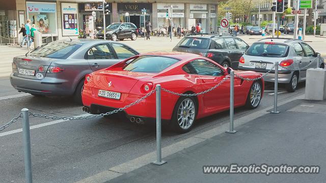 Ferrari 599GTB spotted in Zug, Switzerland