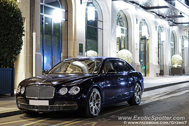 Bentley Continental spotted in Paris, France