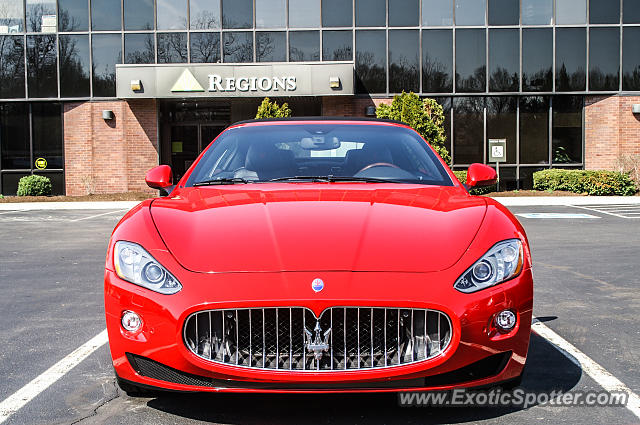 Maserati GranCabrio spotted in Indianapolis, Indiana