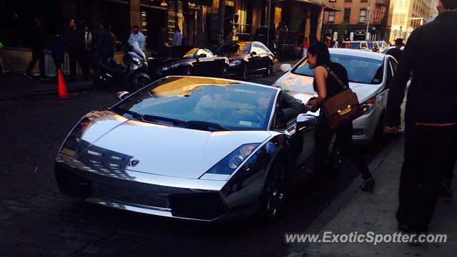 Lamborghini Gallardo spotted in Manhattan, New York
