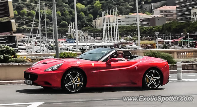 Ferrari California spotted in MOnte Carlo, Monaco