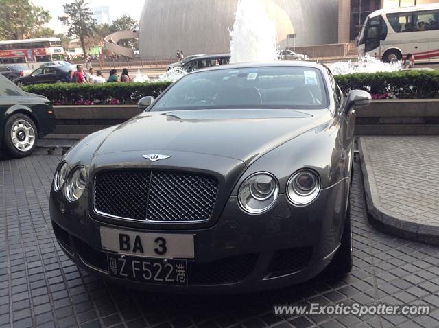 Bentley Continental spotted in Hong Kong, China