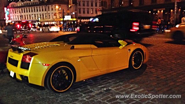 Lamborghini Gallardo spotted in Manhattan, New York