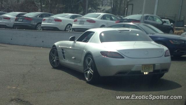 Mercedes SLS AMG spotted in Bernardsville, New Jersey
