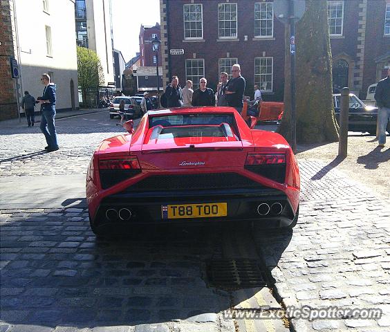 Lamborghini Gallardo spotted in Bristol, United Kingdom