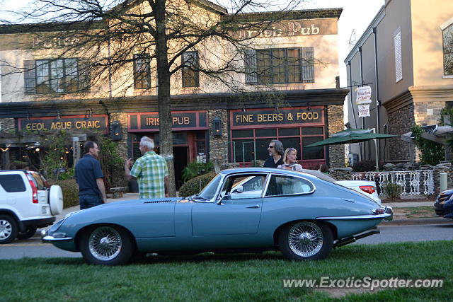 Jaguar E-Type spotted in Charlotte, North Carolina
