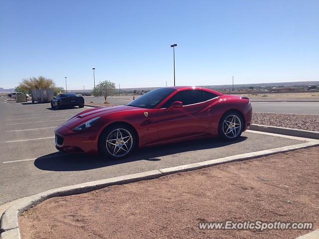 Ferrari California spotted in El Paso, Texas