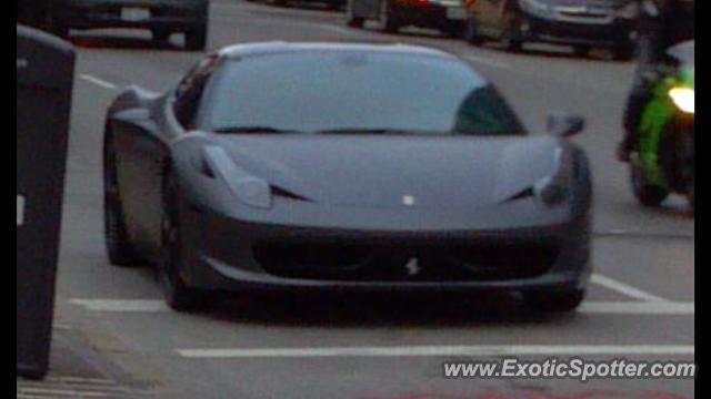 Ferrari 458 Italia spotted in Cincinnati, Ohio