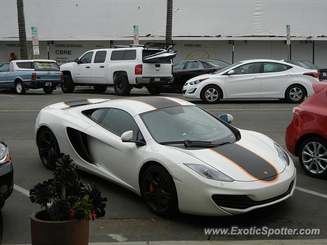 Mclaren MP4-12C spotted in La Jolla, California