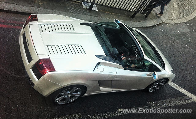 Lamborghini Gallardo spotted in London, United Kingdom