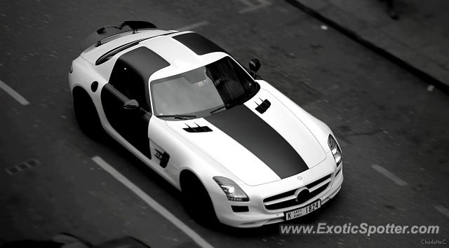 Mercedes SLS AMG spotted in London, United Kingdom