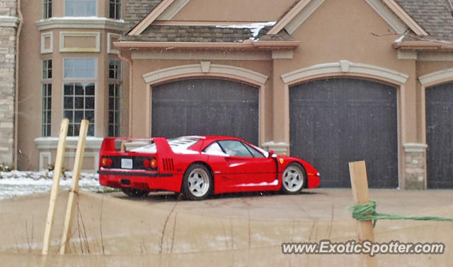 Ferrari F40 spotted in London, Ontario, Canada