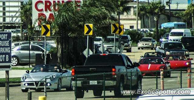 Ferrari F430 spotted in Galveston, Texas