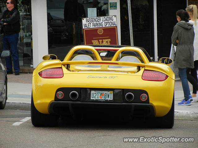 Porsche Carrera GT spotted in La Jolla, California